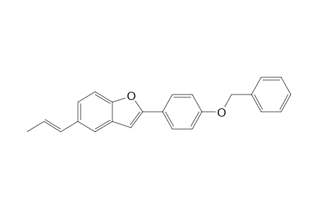 (E/Z)-2-(4-Benzyloxyphenyl)-5-(propenyl)benzofuran