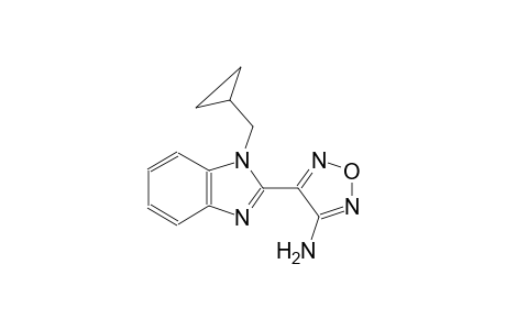 4-(1-Cyclopropylmethyl-1H-benzoimidazol-2-yl)-furazan-3-ylamine