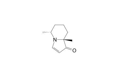 1(5H)-Indolizinone, 6,7,8,8a-tetrahydro-5,8a-dimethyl-, trans-