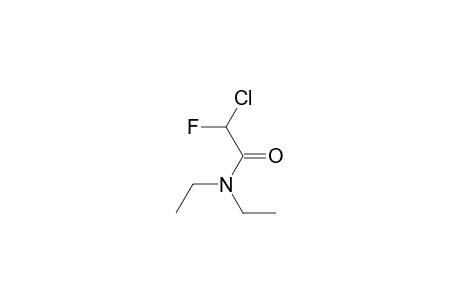 2-Chloranyl-N,N-diethyl-2-fluoranyl-ethanamide