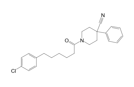 1-(4-Cyano-4-phenylpiperidin-1-yl)-6-(4-chlorophenyl)-1-hexanone
