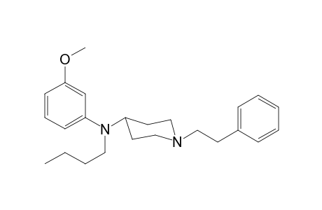 N-Butyl-N-(3-methoxyphenyl)-1-(2-phenylethyl)piperidin-4-amine