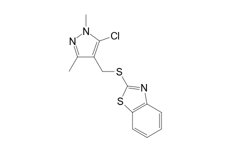 2-[(5-Chloro-1,3-dimethyl-1H-pyrazol-4-yl)methylthio]benzothiazole