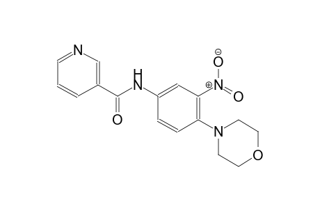 3-pyridinecarboxamide, N-[4-(4-morpholinyl)-3-nitrophenyl]-