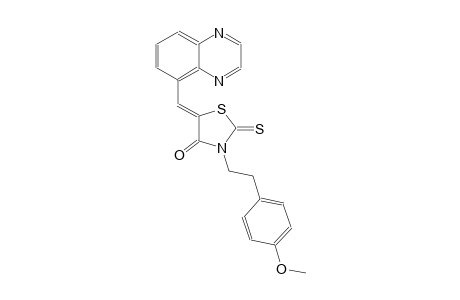 4-thiazolidinone, 3-[2-(4-methoxyphenyl)ethyl]-5-(5-quinoxalinylmethylene)-2-thioxo-, (5Z)-