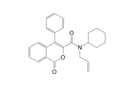 1H-2-benzopyran-3-carboxamide, N-cyclohexyl-1-oxo-4-phenyl-N-(2-propenyl)-