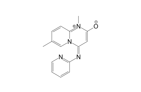 1,7-Dimethyl-4-(N-pyridin-2-ylimino)-4H-pyrido[1,2-a]pyrimidin-1-ium-2-olate