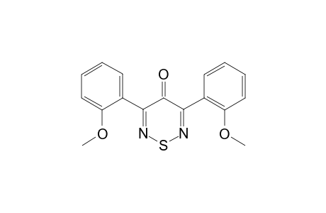 3,5-Di(2-methoxyphenyl)-4H-1,2,6-thiadiazin-4-one