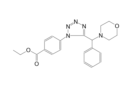 benzoic acid, 4-[5-(4-morpholinylphenylmethyl)-1H-tetrazol-1-yl]-,ethyl ester