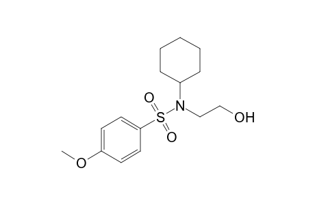 N-Cyclohexyl-N-(2-hydroxyethyl)-4-methoxybenzenesulfonamide