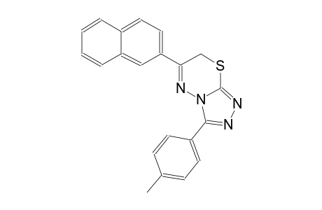 3-(4-methylphenyl)-6-(2-naphthyl)-7H-[1,2,4]triazolo[3,4-b][1,3,4]thiadiazine