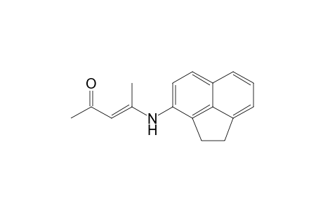 3-[(1-Methyl-3-oxobut-1-enyl)amino]acenaphthene