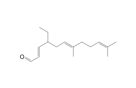 4-Ethyl-7,11-dimethyl-trans-2,trans-6,10-dodecatrienal
