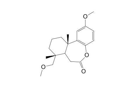 12,19-Dimethoxy-7a-oxa-7-homopodocarpa-8,11,13-trien-7-one