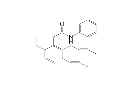 2-((3E)-1-[(2E)-2-Butenyl]-3-pentenylidene)-N-phenyl-3-vinylcyclopentanecarboxamide