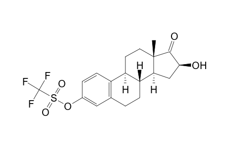 16.beta.-Hydroxy-3-[[(trifluoromethyl)sulfonyl]oxy]estra-1,3,5(10)-trien-17-one