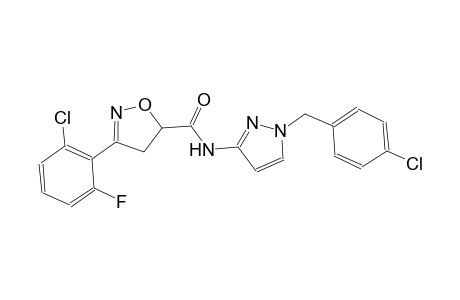 5-isoxazolecarboxamide, 3-(2-chloro-6-fluorophenyl)-N-[1-[(4-chlorophenyl)methyl]-1H-pyrazol-3-yl]-4,5-dihydro-