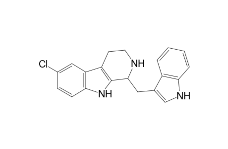 6-chloro-1-[(indol-3-yl)methyl]-1,3,4,9-tetrahydro-2H-pyrido[3,4-b]indole