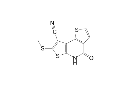 4,5-dihydro-7-(methylthio)-4-oxodithieno[2,3-d:2',3'-d]pyridine-8-carbonitrile