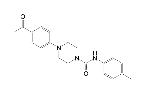 1-piperazinecarboxamide, 4-(4-acetylphenyl)-N-(4-methylphenyl)-