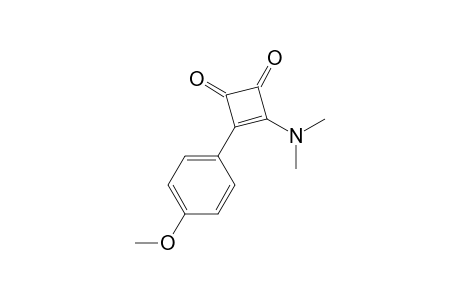 4-(4-Methoxyphenyl)-3-dimethylamino-3-cyclobuten-1,2-dione