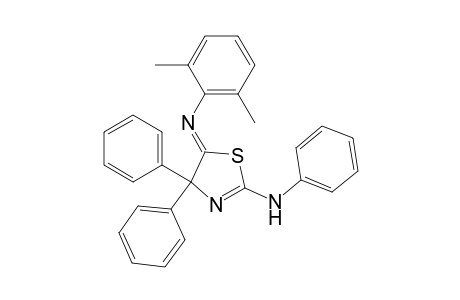 4,5-Dihydro-5-[(2,6-dimethylphenyl)imino]-4,4-diphenyl-2-(phenylamino)thiazole