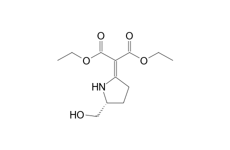 (R)-2-(5-Hydroxymethylpyrrolidin-2-ylidene)malonic acid diethyl ester
