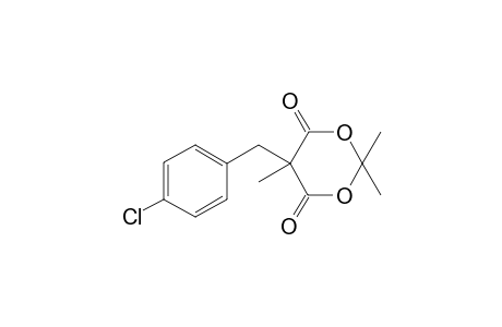 5-[(p-Chlorobenzyl)-2,2,5-trimethyl-1,3-dioxacyclohexane-4,6-dione