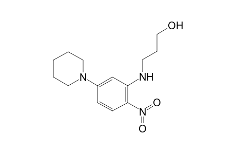 3-(2-Nitro-5-piperidin-1-yl-phenylamino)-propan-1-ol