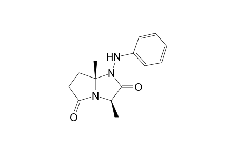 (1S,3R,7aS)-3,7a-Dimethyldihydro-1-phenylamino-1H-pyrrolo[1,2-a]imidazole-2,5-(3H,6H)-dione