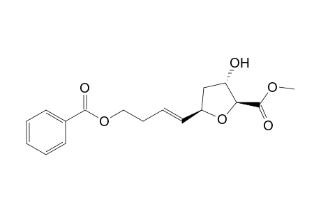 (2S,3S,5R)-5-((E)-4-Benzoyloxy-but-1-enyl)-3-hydroxy-tetrahydro-furan-2-carboxylic acid methyl ester