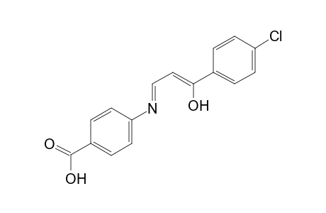 4-{[3-(4-chlorophenyl)-3-hydroxy-2-propenylidene]amino}benzoic acid