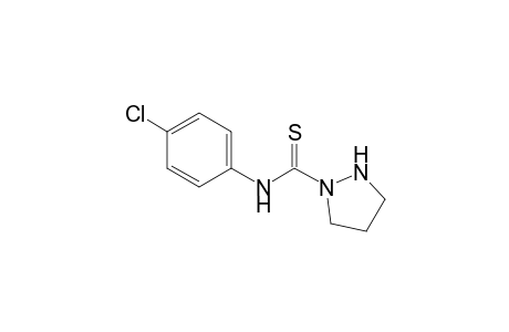 1-Pyrazolidinecarbothioamide, N-(4-chlorophenyl)-
