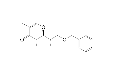 (2S*,3S*,1'S*)-2-(2'-(Benzyloxy)-1'-methylethyl)-3,5-dimethyl-2,3-dihydro-4H-pyran-4-one