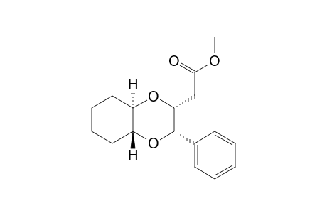 Methyl [(2R,3S,4aR,8aR)-3-phenyloctahydro-1,4-benzodioxin-2-yl]acetate