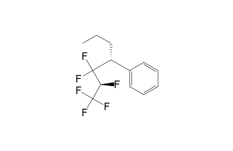 Benzene, (2,2,3,4,4,4-hexafluoro-1-propylbutyl)-, (R*,R*)-