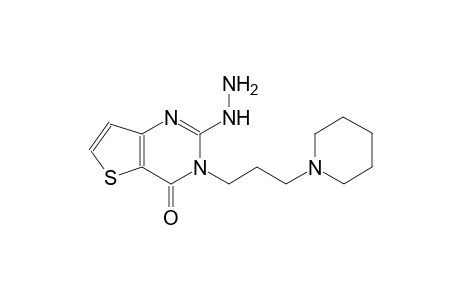 thieno[3,2-d]pyrimidin-4(3H)-one, 2-hydrazino-3-[3-(1-piperidinyl)propyl]-