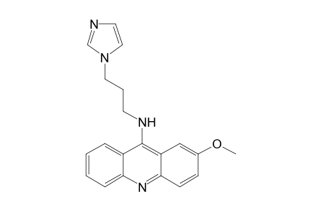 N-(3-(1H-imidazol-1-yl)propyl)-2-methoxyacridin-9-amine