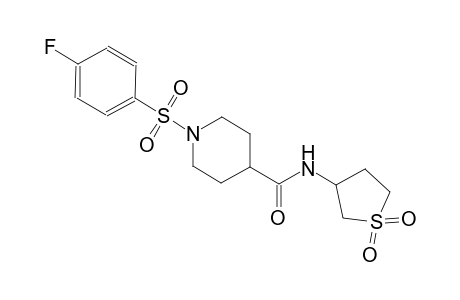4-piperidinecarboxamide, 1-[(4-fluorophenyl)sulfonyl]-N-(tetrahydro-1,1-dioxido-3-thienyl)-