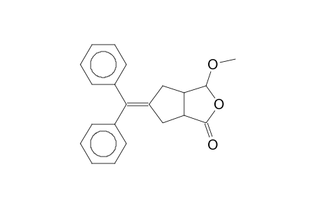 3-Oxabicyclo[3.3.0]octan-2-one, 7-diphenylmethylene-, E-
