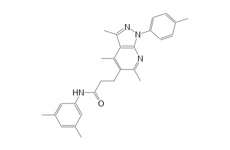 1H-pyrazolo[3,4-b]pyridine-5-propanamide, N-(3,5-dimethylphenyl)-3,4,6-trimethyl-1-(4-methylphenyl)-