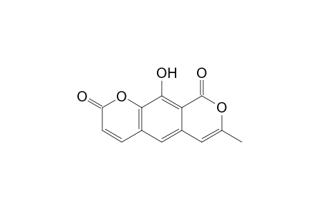 Benzo[1,2-b:5,4-c']dipyran-2,9-dione, 10-hydroxy-7-methyl-