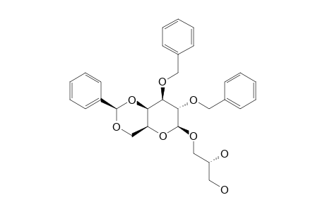 2,3-DIHYDROXYPROPYL-2,3-DI-O-BENZYL-4,6-O-(S)-BENZYLIDENE-BETA-D-GALACTOPYRANOSIDE