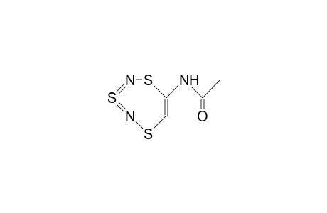 6-Acetamido-1,3.lambda.4.delta.2,5,2,4-trithiadiazepine