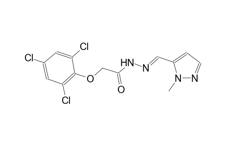 N'-[(E)-(1-methyl-1H-pyrazol-5-yl)methylidene]-2-(2,4,6-trichlorophenoxy)acetohydrazide