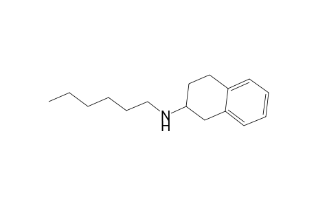 2-Naphthylamine, N-hexyl-1,2,3,4-tetrahydro-