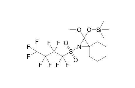 1-Perfluorobutanesulfonyl-2-methoxy-2-trimethylsilyloxy-1-azaspiro[2.5]octane