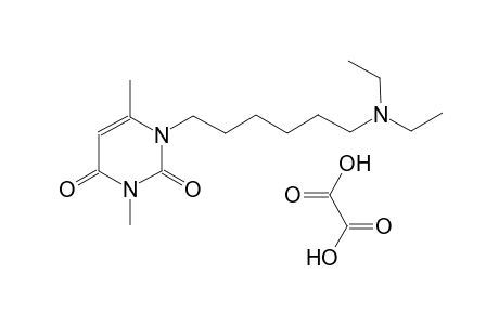 1-[6-(diethylamino)hexyl]-3,6-dimethyl-1,2,3,4-tetrahydropyrimidine-2,4-dione; butane-2,3-dione