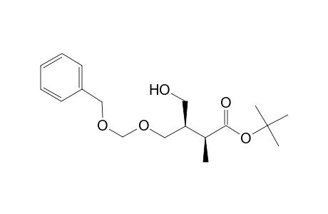 (2S,3R)-3-(benzoxymethoxymethyl)-4-hydroxy-2-methyl-butyric acid tert-butyl ester