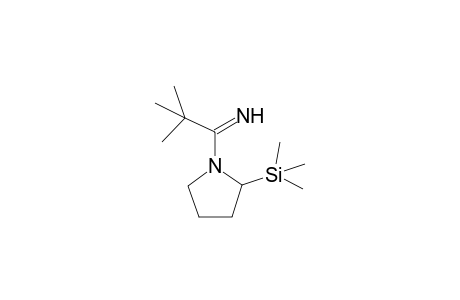 1-[(tert-Butyl)formimidoyl]-2-trimethylsilylpyrrolidine